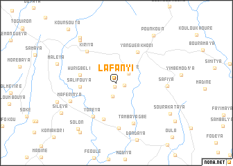 map of Lafanyi