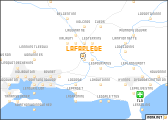 map of La Farlède