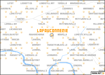 map of La Fauconnerie