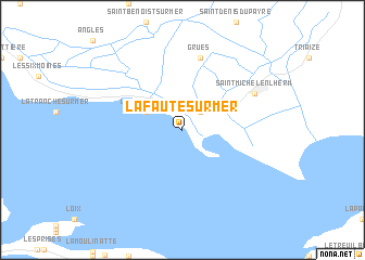 map of La Faute-sur-Mer