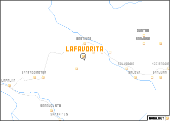 map of La Favorita