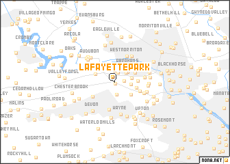 map of Lafayette Park