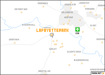 map of Lafayette Park