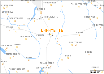 map of LaFayette