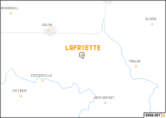 map of Lafayette