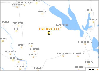 map of LaFayette
