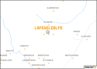 map of La Fé del Golfo