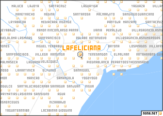 map of La Feliciana