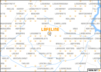 map of Lafeline