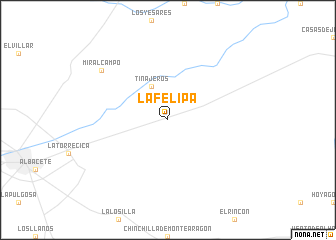 map of La Felipa