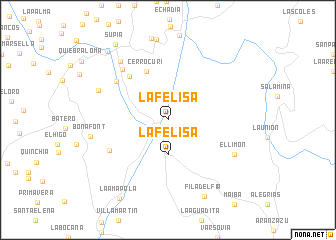 map of La Felisa