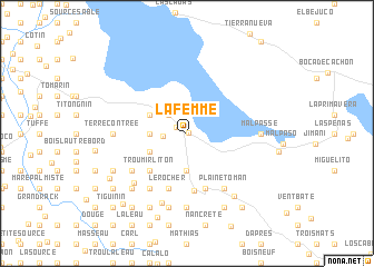 map of La Femme