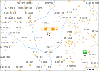 map of Lafenwa