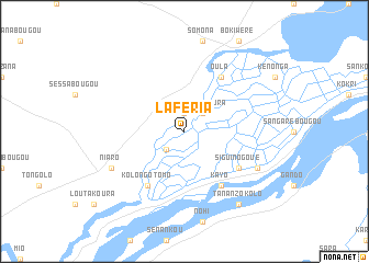 map of Laféria