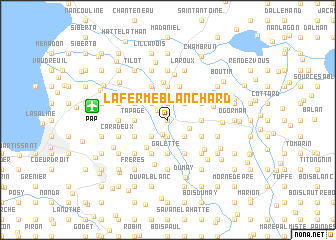 map of La Ferme Blanchard