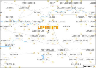 map of La Fermeté