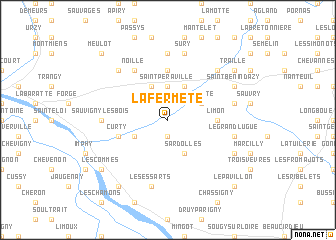 map of La Fermeté