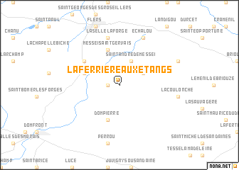 map of La Ferrière-aux-Étangs