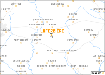 map of La Ferrière