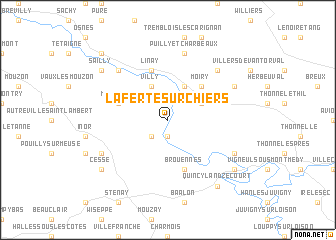 map of La Ferté-sur-Chiers