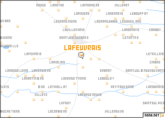 map of La Feuvrais