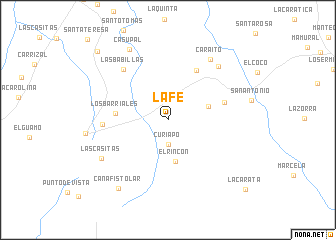 map of La Fé