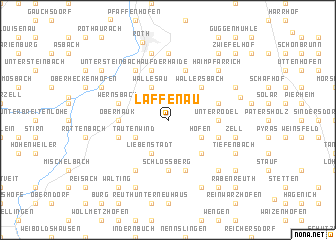 map of Laffenau