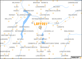 map of Laffrey