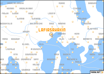 map of Lafia Sawakin