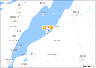 map of Lafia