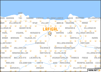 map of La Figal