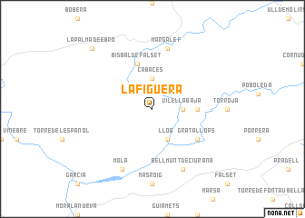 map of La Figuera