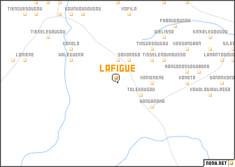 map of Lafigué