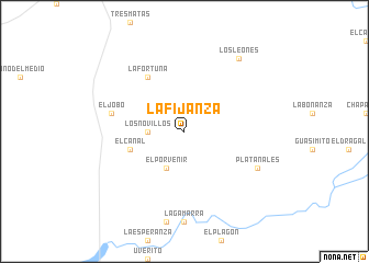 map of La Fijanza