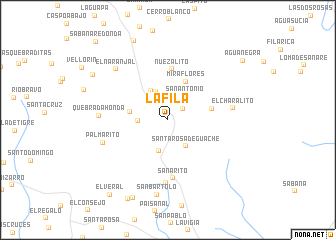 map of La Fila