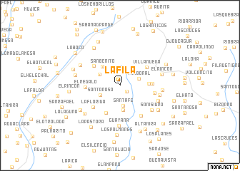 map of La Fila