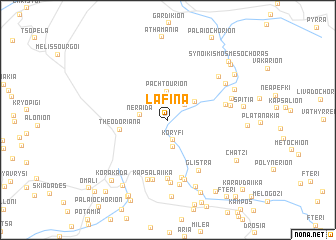 map of Lafína