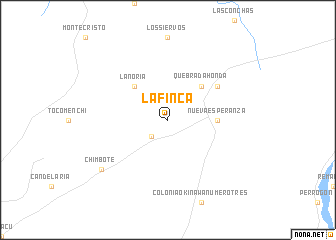 map of La Finca