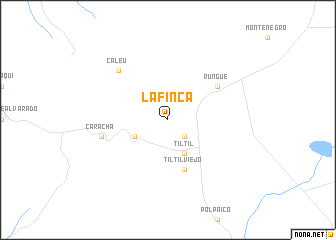 map of La Finca