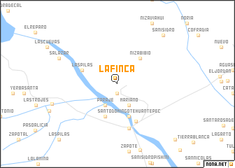 map of La Finca