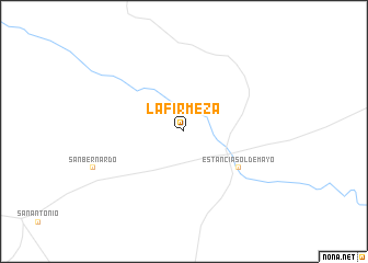 map of La Firmeza
