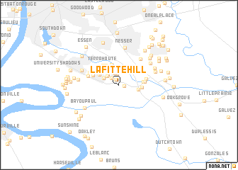 map of Lafitte Hill