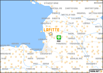 map of Lafitte