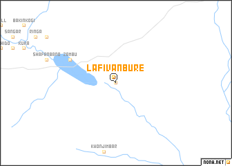 map of Lafivan Bure