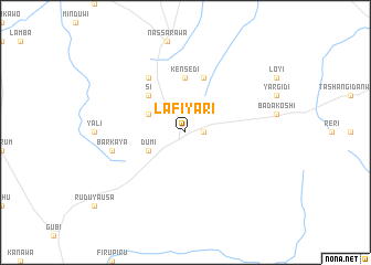 map of Lafiyari