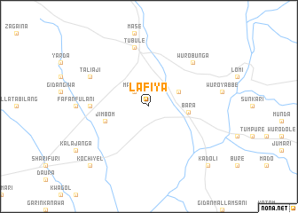 map of Lafiya