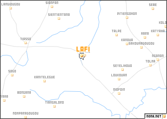 map of Lafi