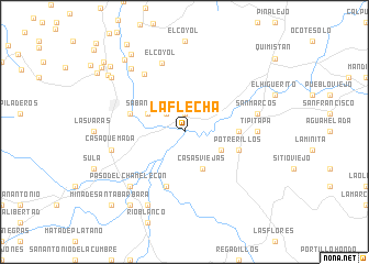 map of La Flecha