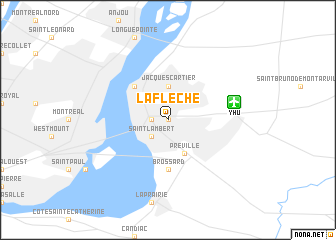 map of Laflèche