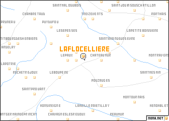 map of La Flocellière